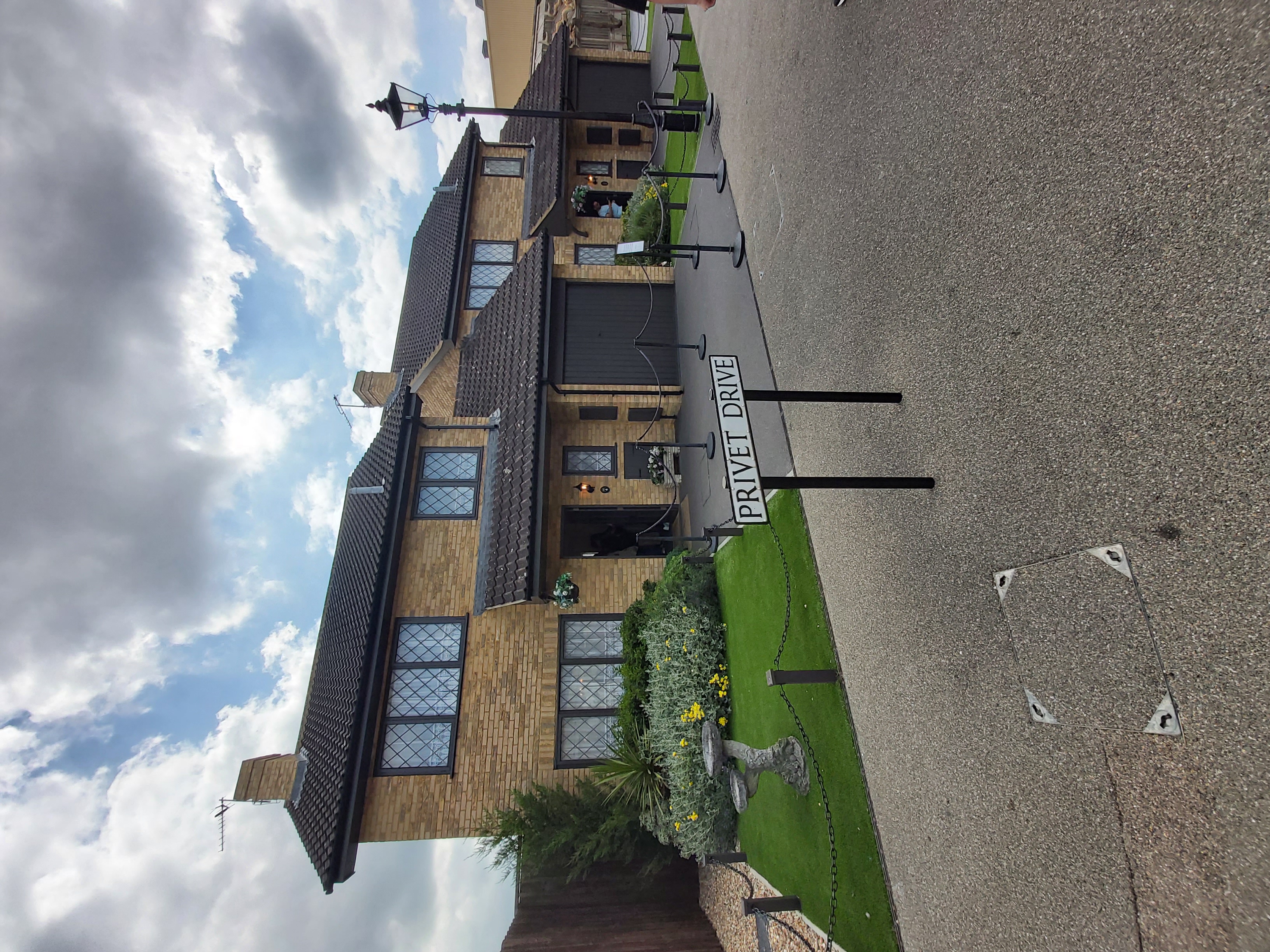 Warner Bros Harry Potter stúdió Privet Drive díszlete.